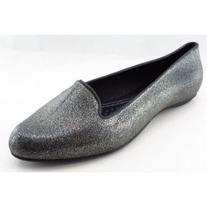 Boaonda Loafers Silver Synthetic Women Shoes Size 7 Medium‎